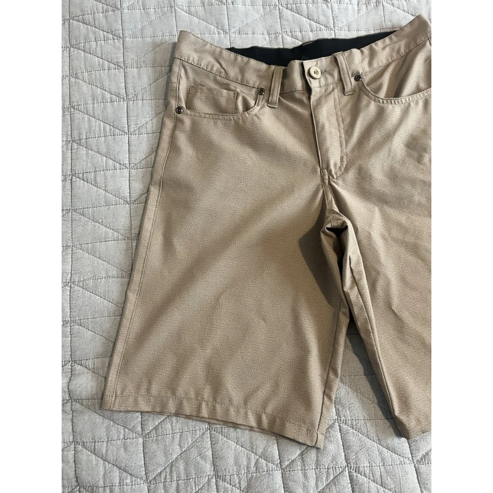 Sub Culture Chino Shorts Mens Boys Size 28 Beige Khaki